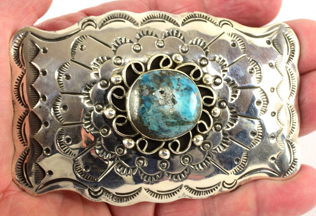 Navajo Sterling Kingman Large Men (1 of 4)