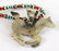 Navajo Sterling Coral Horse Pendant Necklace - 3