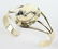 Navajo Sterling White Buffalo Turquoise Bracelet - 3