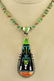 Navajo, Ray Jack Sterling Micro Inlay Pendant - 2