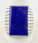 Navajo, Ray Jack Sterling Silver Men's Lapis Ring - 3