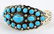 Tom Hasteen Sterling Castle Dome Turquoise Bracelet - 4