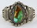 Leon Martinez Sterling Royston Turquoise Cuff Bracelet