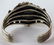 Leon Martinez Sterling Royston Turquoise Cuff Bracelet - 4
