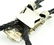 Steve Francisco Inlay White Buffalo Turquoise Bolo Tie - 4