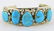 Navajo Sterling Stone Mountain Turquoise Bracelet