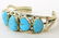 Navajo Sterling Stone Mountain Turquoise Bracelet - 2
