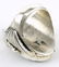 Navajo Sterling Bear Claw Men's Ring w/Royston Turq. - 4