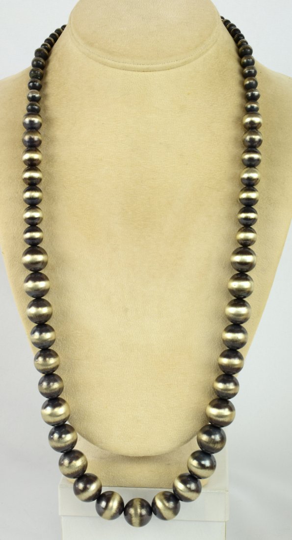 Native American Bench Bead Necklace - 28 in. (1 of 4)