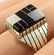 Ray Jack Sterling Black Onyx & Mother of Pearl Ring