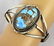 Esther Spencer Sterling Golden Hills Turquoise Bracelet - 2