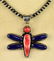 Navajo Spiny Oyster and Lapis Dragonfly Pendant - 2