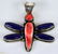 Navajo Spiny Oyster and Lapis Dragonfly Pendant - 4