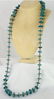 Vintage Kingman Turquoise Disc and Heishi Necklace 42in - 2