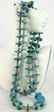 Vintage Kingman Turquoise Disc and Heishi Necklace 42in - 6