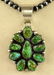Kathleen Chavez Sterling Sonoran Gold Turquoise Pendant - 3