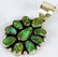 Kathleen Chavez Sterling Sonoran Gold Turquoise Pendant - 4
