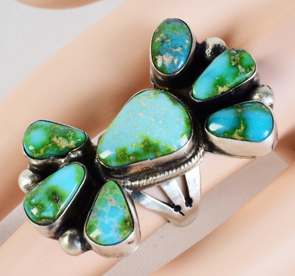 Boyd Ashley Sterling Sonoran Gold Turquoise Ring (1 of 4)