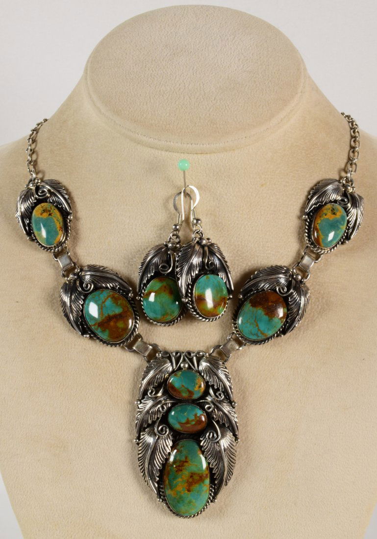 Emer Thompson Royston Turquoise Necklace Set (1 of 5)