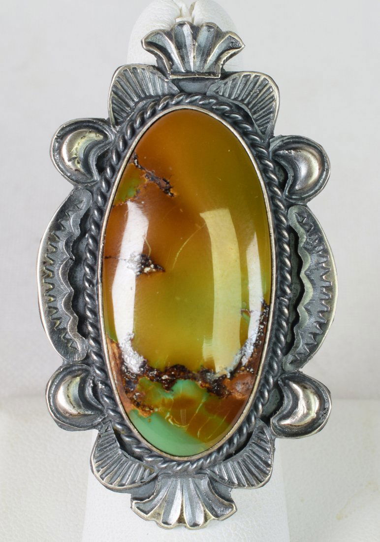 Robert Shakey Sterling Royston Turquoise Ring (1 of 5)