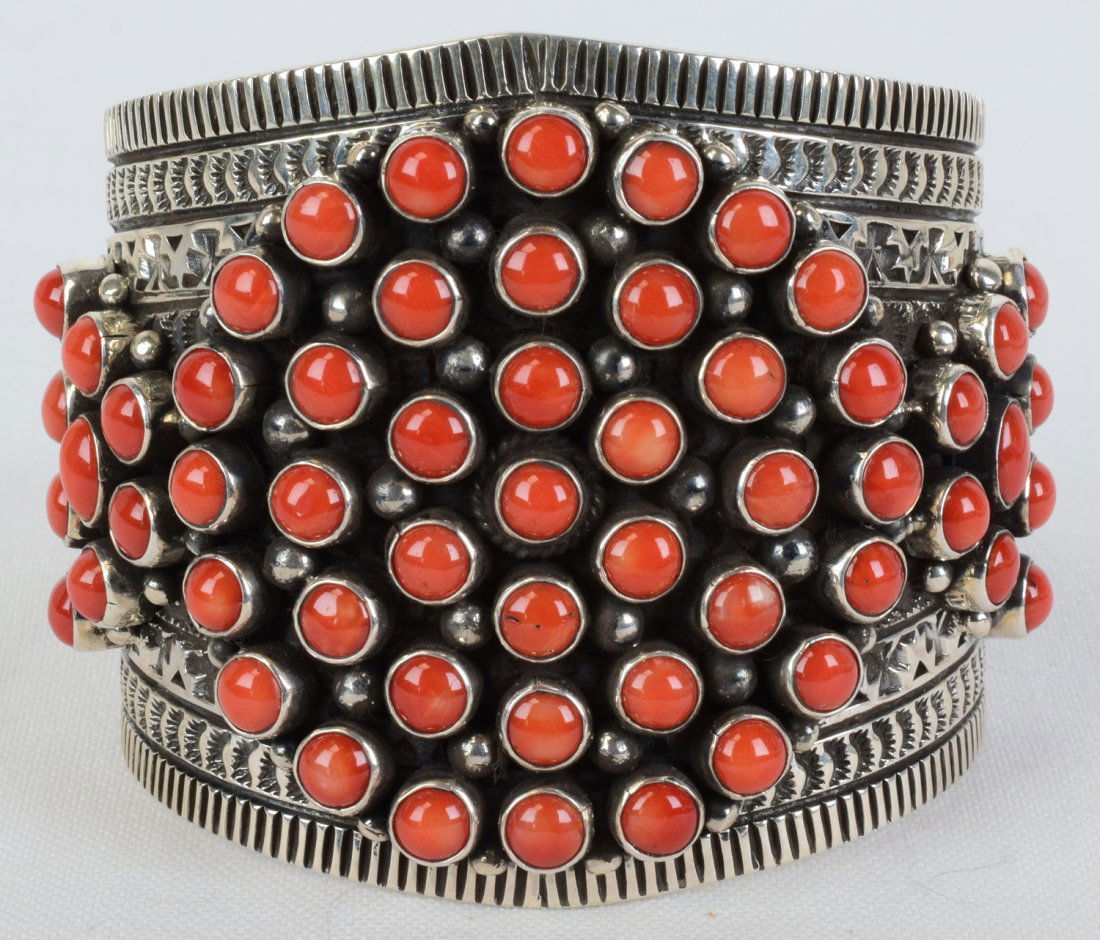 Donovan Cadman Sterling Mediterranean Coral Bracelet (1 of 6)