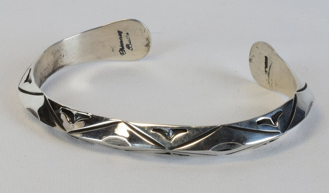 Chimney Butte Sterling Domed Pyramid Bracelet (1 of 4)