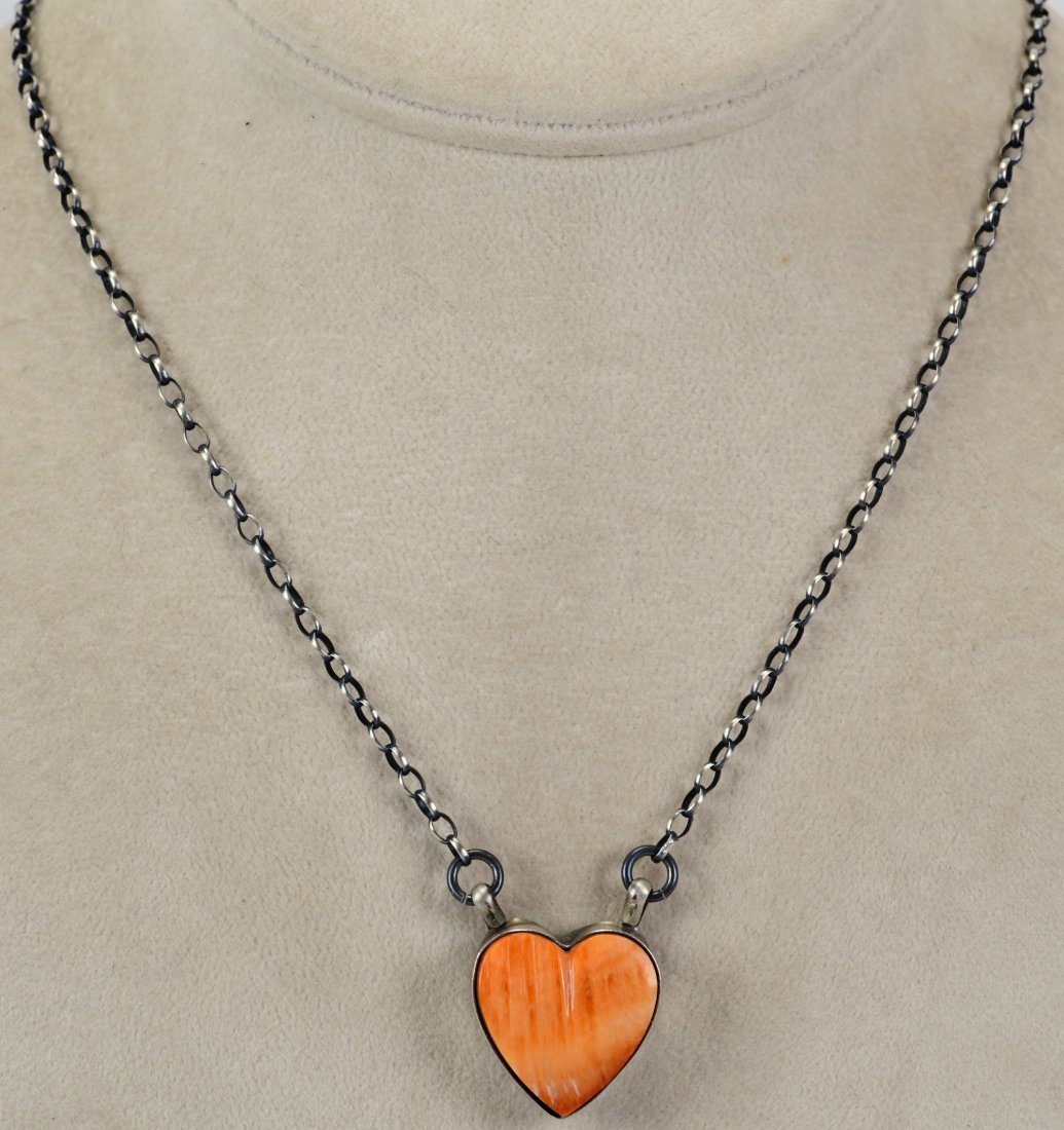 Augustine Largo Sterling Vintage Spiny Oyster Necklace (1 of 3)