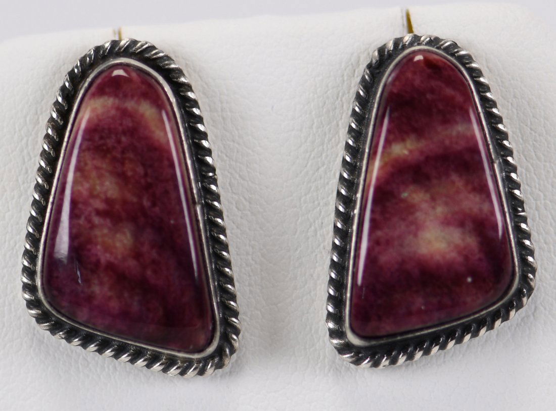 Elouise Kee Sterling Purple Spiny Oyster Earrings (1 of 3)