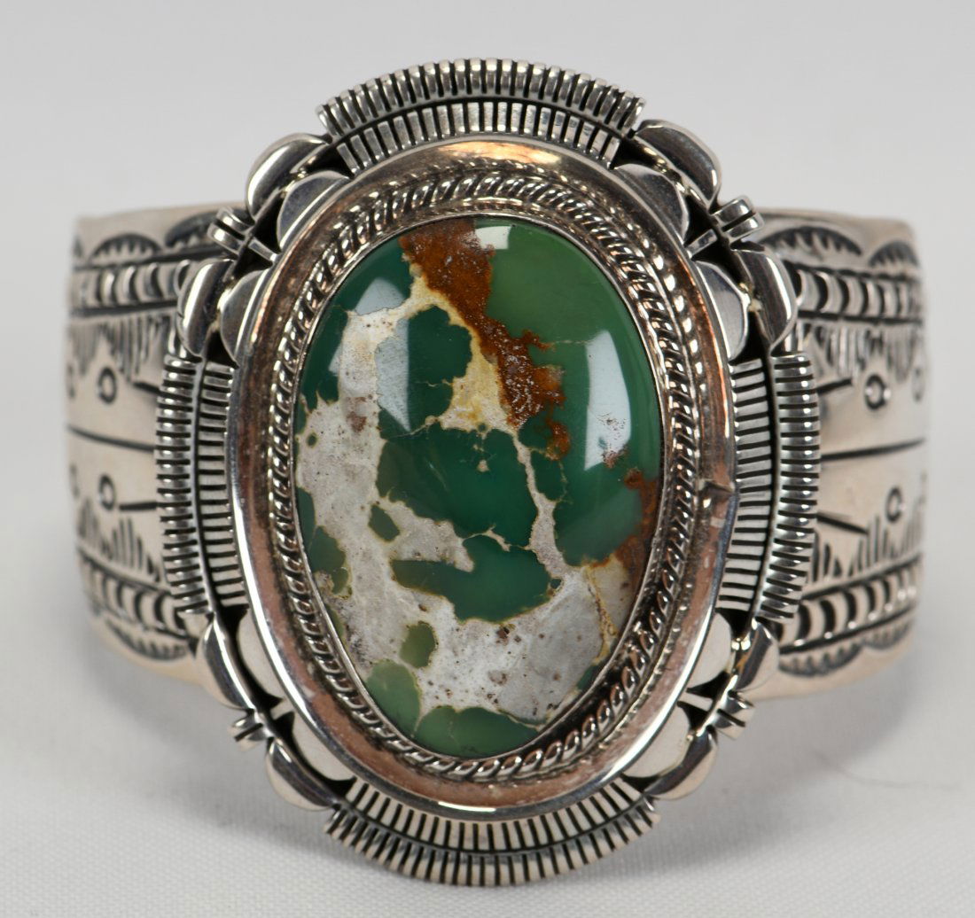 Marcella James Carico Lake Large Turquoise Bracelet (1 of 7)