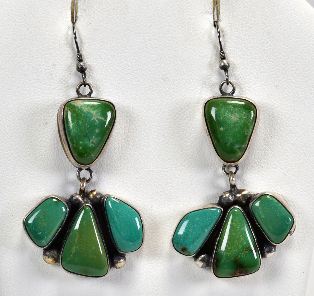 Ella Peters Sterling Sonoran Gold Turquoise Earrings (1 of 3)