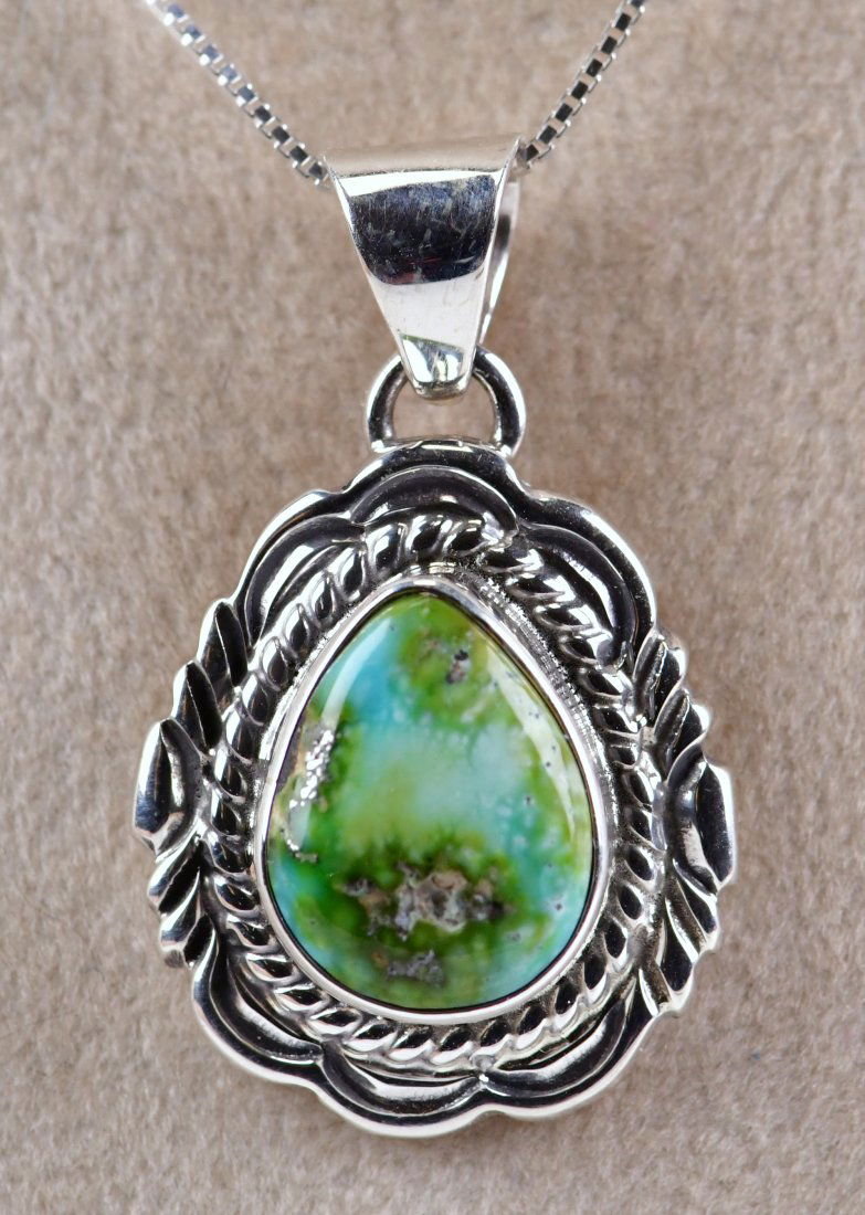 V. Chee Sterling Silver Sonoran Gold Turquoise Necklace (1 of 3)