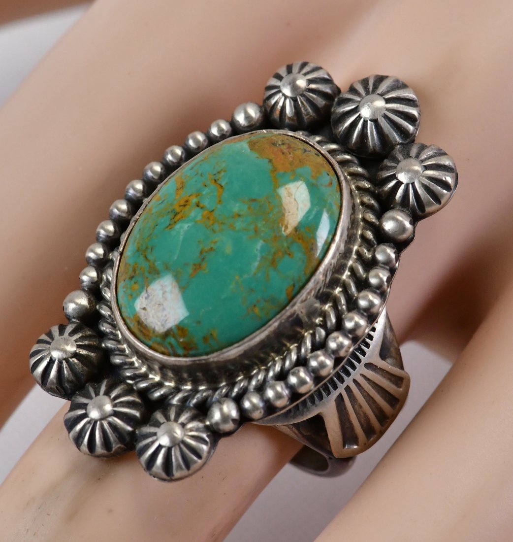 M. & R. Calladito Sterling Royston Turquoise Ring (1 of 3)