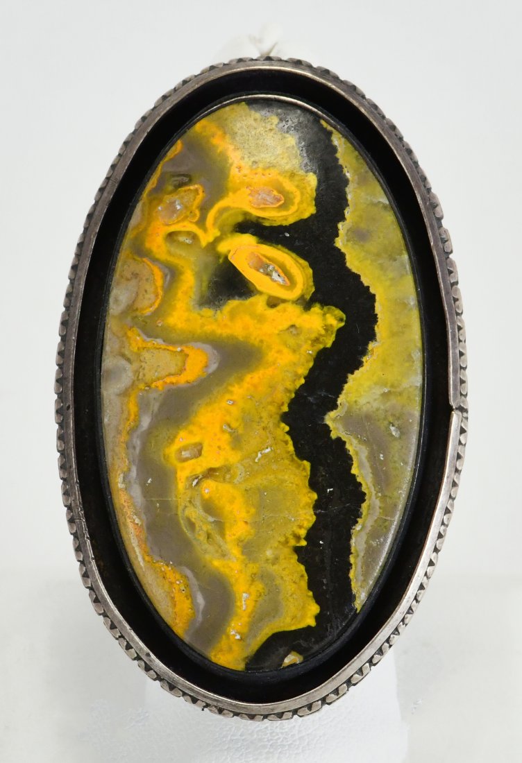Chimney Butte Sterling Silver Bumble Bee Jasper Ring (1 of 3)