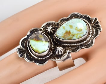 B. Johnson Sterling Silver Palomino Turquoise Ring