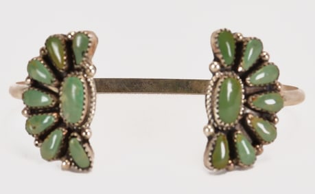 Alicia Wilson Sterling Silver Kingman Turquoise Cuff