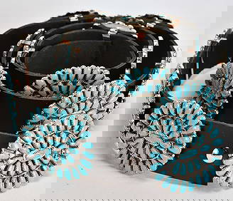 Magnifiecent Vintage Native American Jewelry Navajo Repoussed Sterling Silver Willie Bracelet- 101 Grams Magnifiecent Vintage Native American Jewelry Navajo Repoussed Sterling Silver Willie Bracelet- 101 Grams