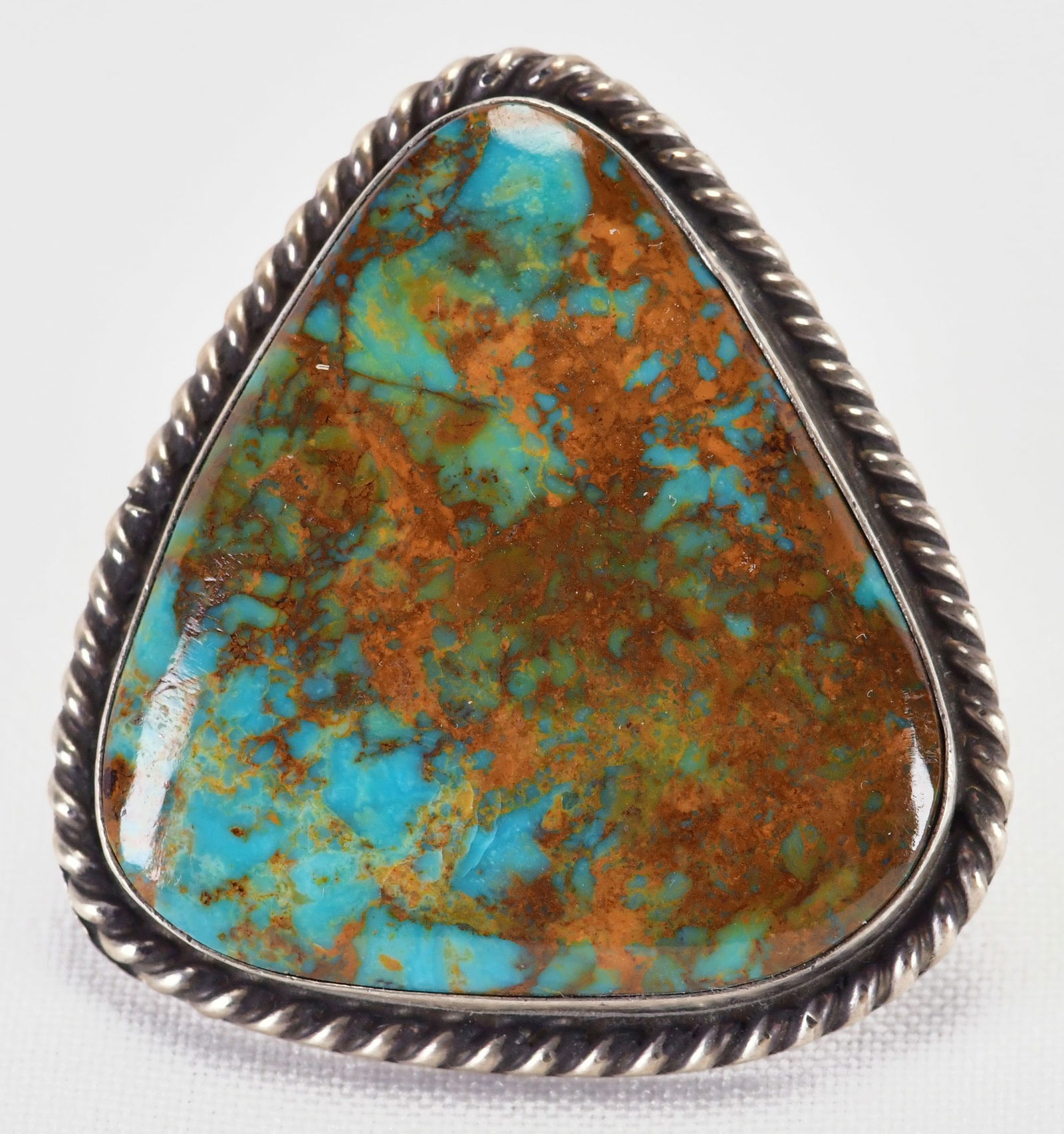 Augustine Largo Sterling Silver Kingman Turquoise Large Ring (1 of 4)