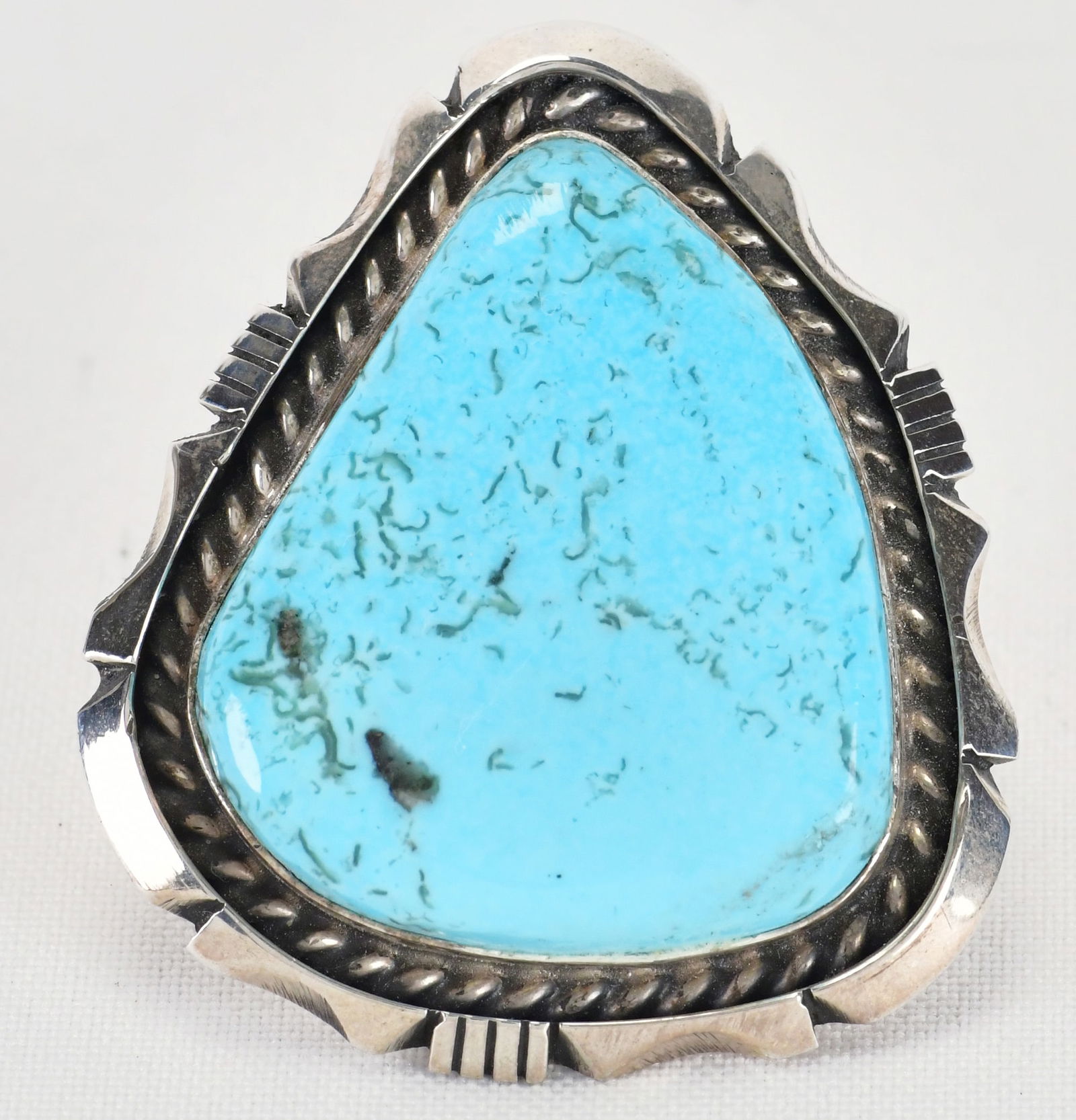 Native American Sterling Silver Sierra Nevada Large Ring (1 of 3)