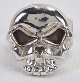 Sterling Silver "Punisher Skull" Ring