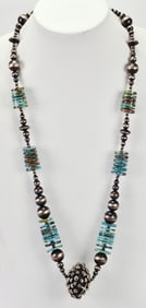 Sterling Silver and Turquoise Chimney Butte Ltd Edition Necklace
