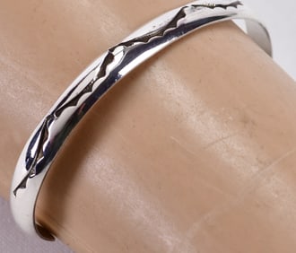Gary Sandoval Sterling Silver Stacker Cuff Bracelet