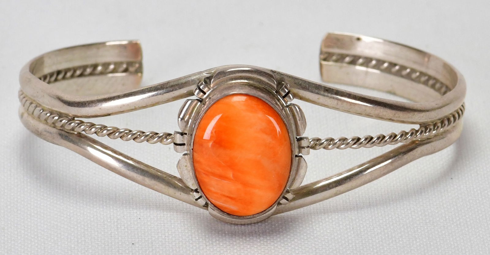 Thomas Francisco Sterling Silver Spiny Oyster Cuff Bracelet (1 of 3)