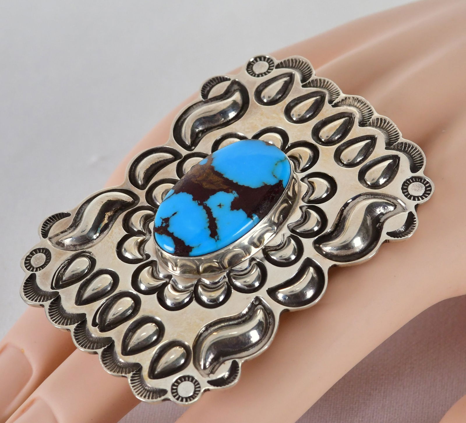 Alex Sanchez Sterling Silver Kingman New Contemporary Style Ring - Adjustable (1 of 3)