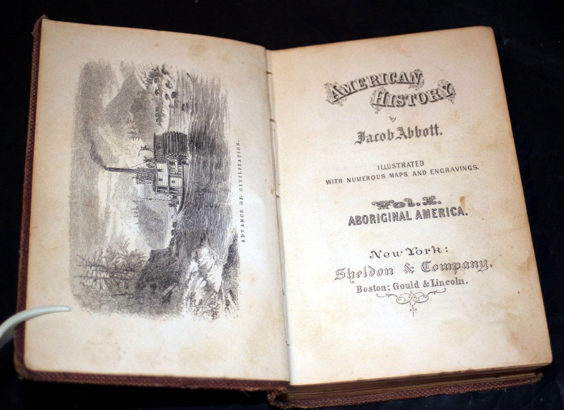 Aboriginal America by Jacob Abbott, 1st edition, 1860 (1 of 5)