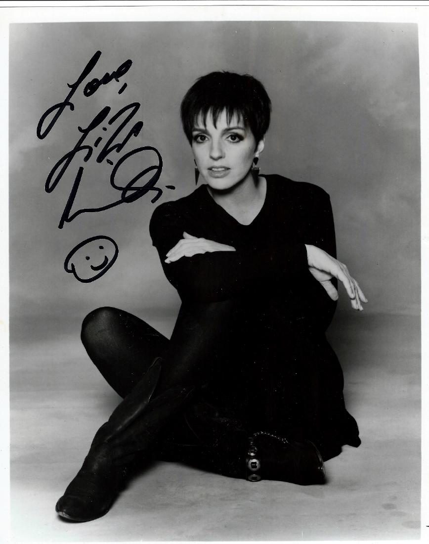 Liza Minnelli Signed & Inscribed Photo, c.1990 (1 of 1)