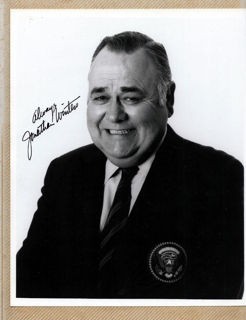 Actor Jonathan Winters Inscribed & Signed Photo, c.1990 (1 of 1)