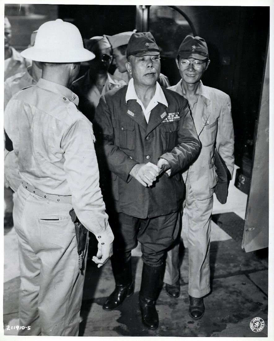 Lt. Gen. Tomoyuki Yamashita Arrainment. 1945 Manila (1 of 3)