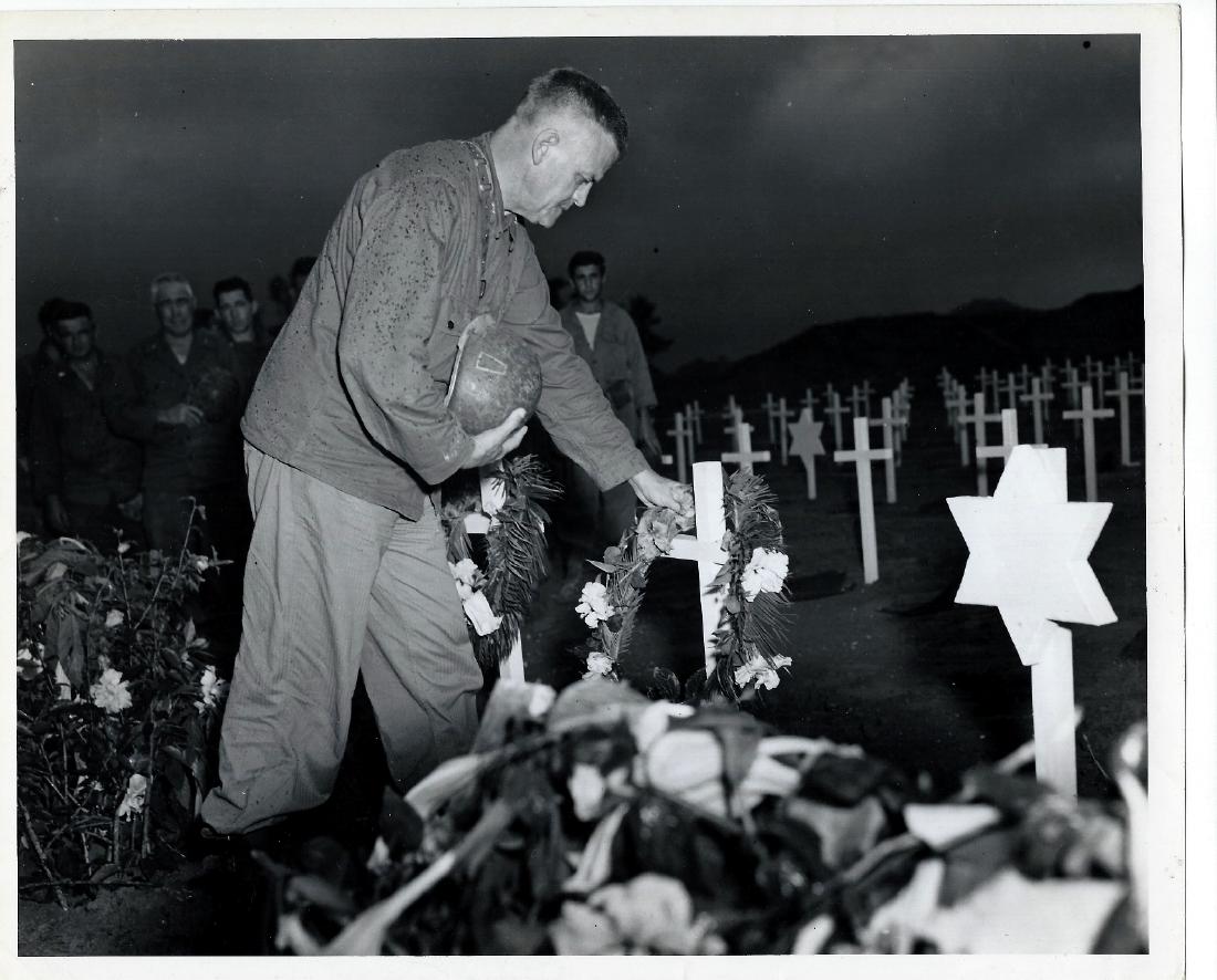 Jewish & Christian GIs Funeral. 1945 France (1 of 3)