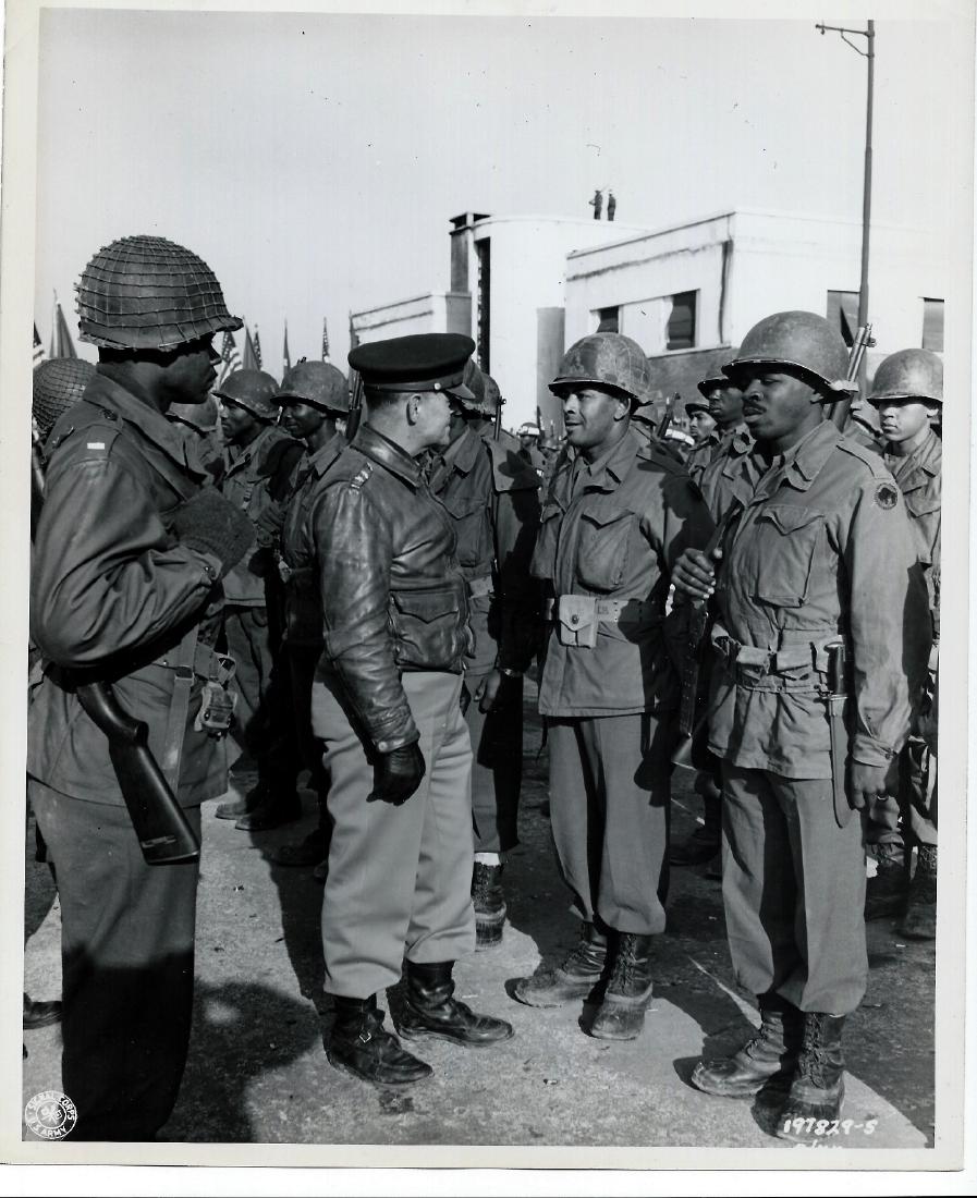 Doughboys of 92 Inf.Div. Viareggio Italy. Jan. 1945 (1 of 3)