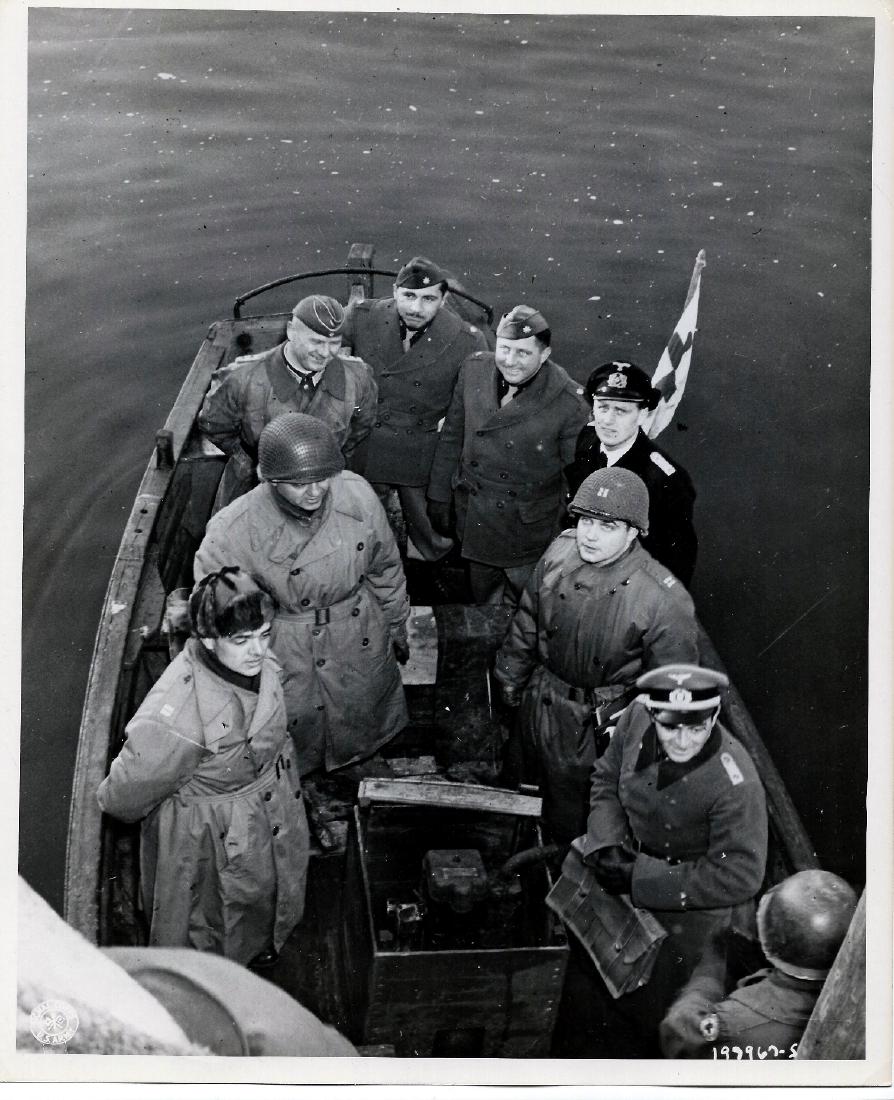 U.S. Army & Germans Inspect POW Camp. France Dec. 1944 (1 of 3)